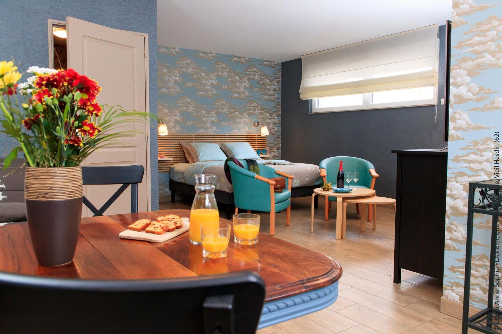 Gite Du Vieux Saule 1 Gite Avec Spa Privatif Pour 2 Personnes 1 Suite Familiale Sans Spa Vieil-Hesdin Exterior foto